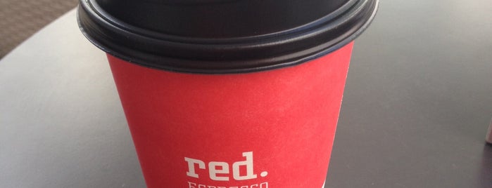Red. Espresso Bar is one of Moscow cafees.
