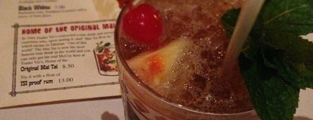Trader Vic's is one of Atlanta's Best Cocktails - 2013.