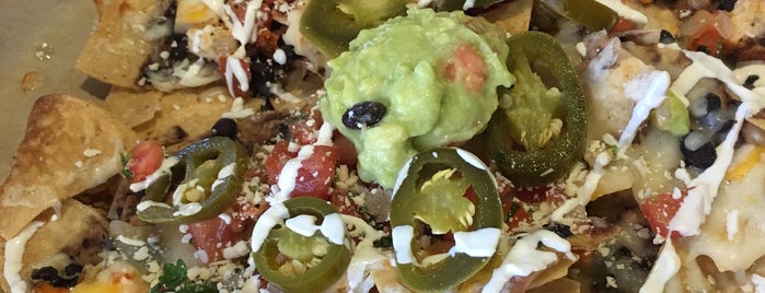 Sharky's Woodfired Mexican Grill is one of Vegan Food.