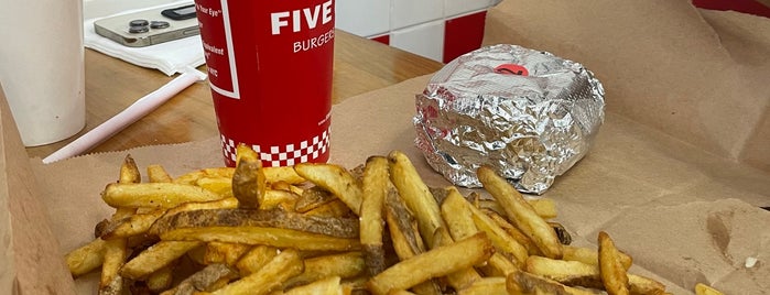 Five Guys is one of Beef Burgers.