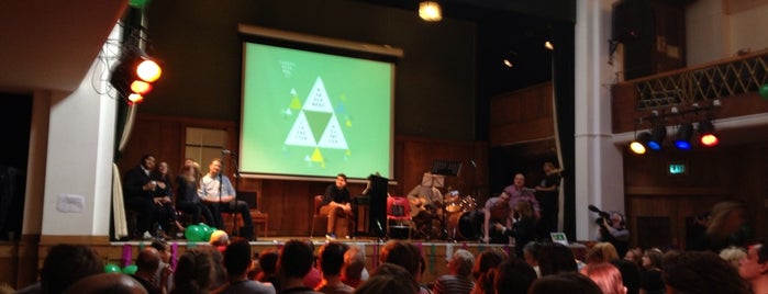 Conway Hall is one of London Art/Film/Culture/Music (One).