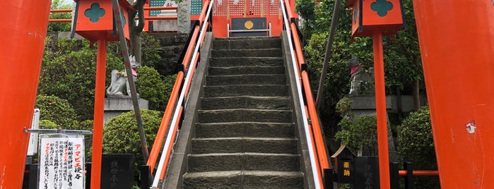 塚越稲荷神社 is one of 神輿で訪れた場所-1.