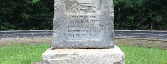 Andrew Jackson Birthplace Memorial is one of North Carolina.