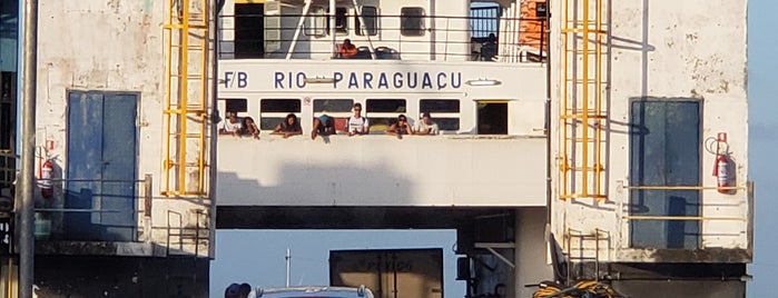 Ferry Boat Rio Paraguaçu is one of estive aqui....