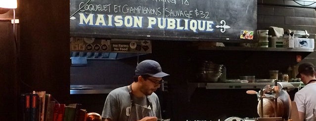 Maison Publique is one of Best of Montreal.