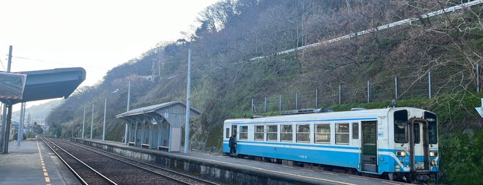 Iyo-Nagahama Station (S12) is one of 愛媛県 訪れた 駅.