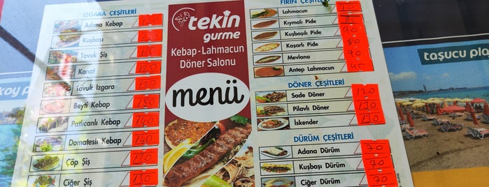 Tekin Gurme is one of Keşif Restoranları.