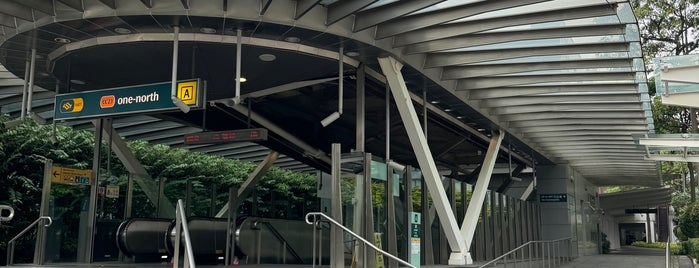 one-north MRT Station (CC23) is one of Circle Line Orange.
