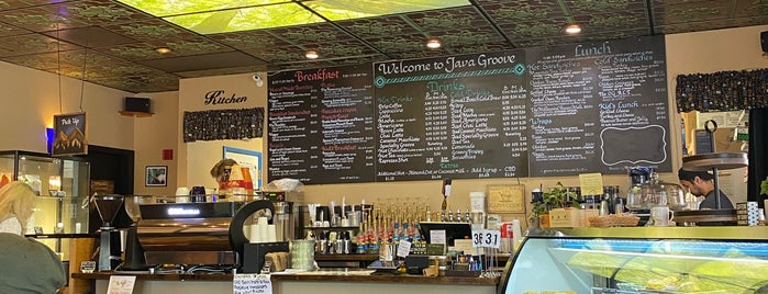 Java Groove Cafe is one of Favorite Colorado Coffee Shops.