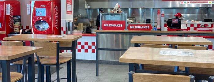 Five Guys is one of Places I've been.