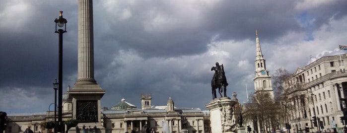 Trafalgar Square is one of Lugares favoritos de Gianluca.