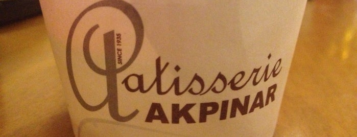 Akpınar Patisserie is one of The places I want  to visit.