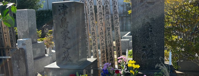 太宰治墓 is one of 史跡・名勝・天然記念物.