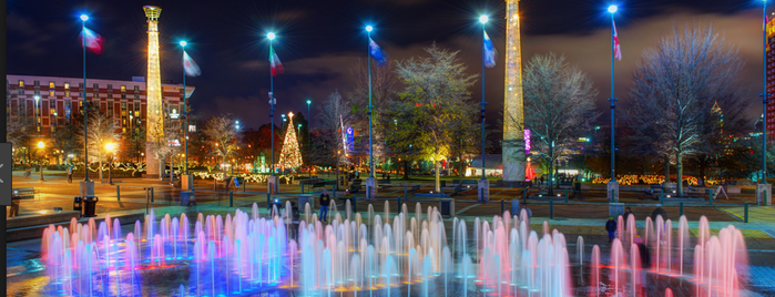 Centennial Olympic Park is one of Atlanta, GA.