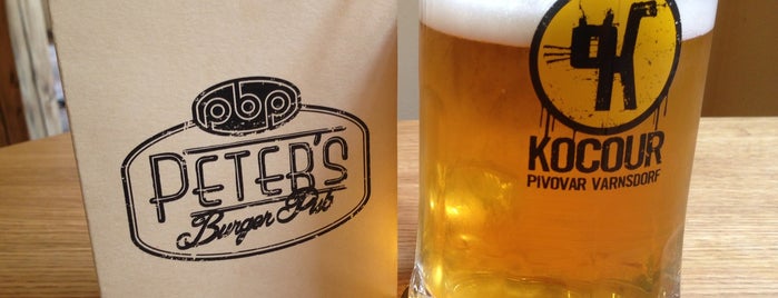 Peter's Burger Pub is one of Brewsta's Burgers 2013.