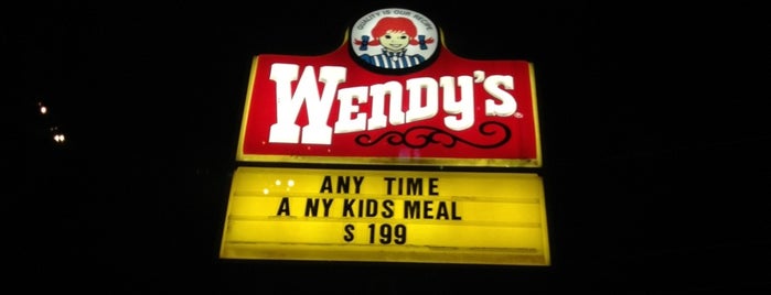 Wendy's is one of My places.