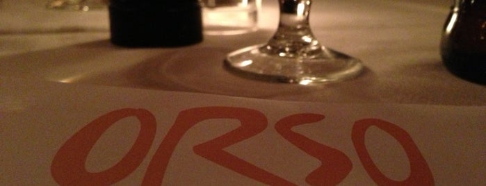 Orso is one of Recommended Restaurants.