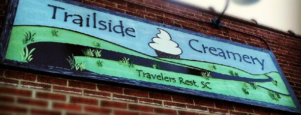 Trailside Creamery is one of Downtown Travelers Rest 'stops'.