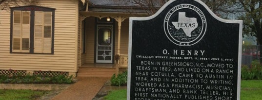 O. Henry House and Museum is one of Austin To Do.