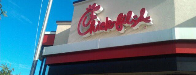Chick-fil-A is one of Justin : понравившиеся места.