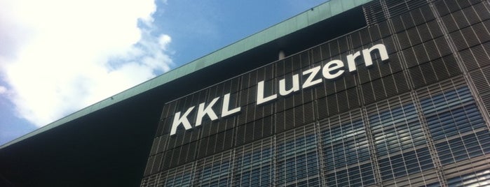 KKL Luzern is one of Lieux qui ont plu à Markus.