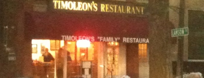 Timoleon's Restaurant is one of Tempat yang Disukai Steph.