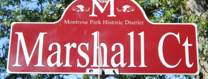 Marshall Court is one of Montrose Park Landmarks.