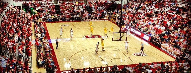 Maples Pavilion is one of The Red Zone.