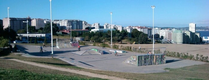 Skatepark eirís is one of Coruña desde la ETSAC.