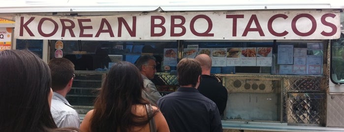 Chi'lantro BBQ is one of ATX Food Trucks.