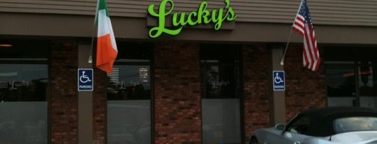 Lucky's Bar And Grill is one of Lieux qui ont plu à Brian.