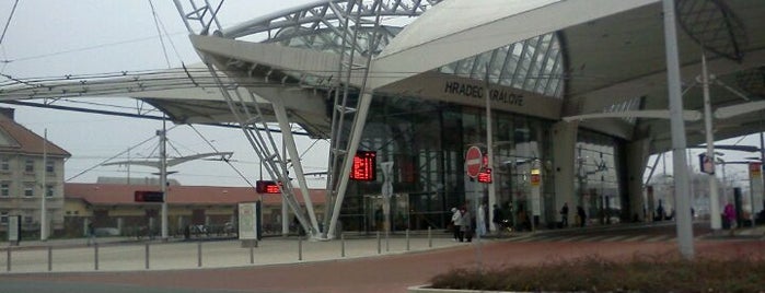 Terminál hromadné dopravy Hradec Králové is one of "Oblíbená a uložená místa".