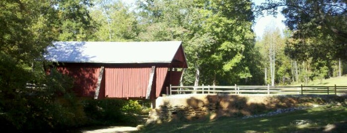 Campbell's Covered Bridge is one of Greenville, SC #4sqCities.