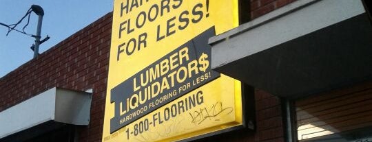 Lumber Liquidators is one of Furniture.