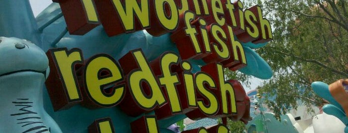 One Fish, Two Fish, Red Fish, Blue Fish is one of Universal's Islands of Adventure - Orlando Florida.
