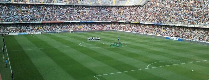 Estadio de Mestalla is one of Valéncia.