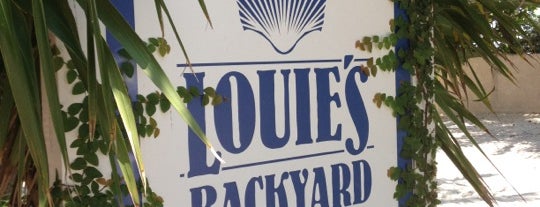 Louie's Backyard is one of Key West.