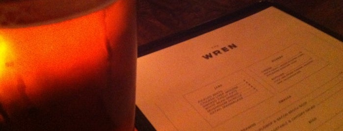 The Wren is one of Bars to go to.