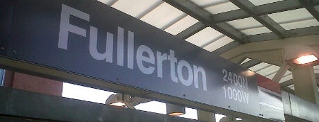 CTA - Fullerton is one of CTA Purple Line.