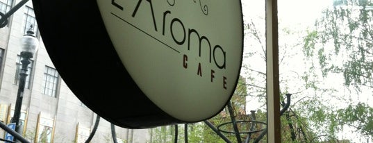 L'Aroma Cafe is one of Boston To-Do.