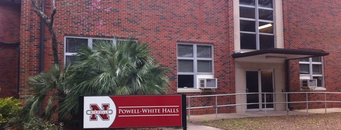 Powell-White Halls, NSU is one of Nicholls State University.