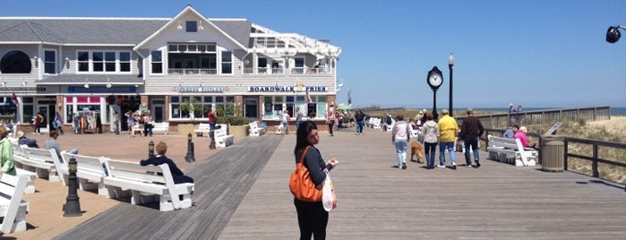 Bethany Beach Boardwalk is one of Unique Places at the Delaware Beaches.