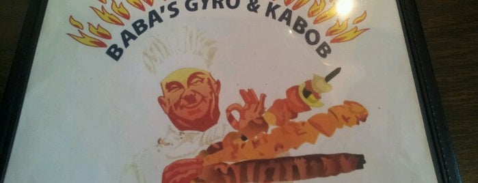 Baba's Gyro & Kabob is one of Tempat yang Disukai Chris.