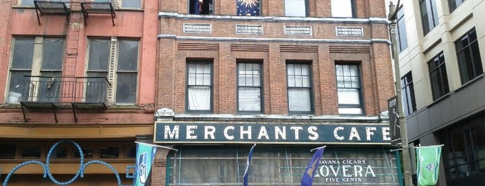 Merchants Cafe & Saloon is one of Lugares favoritos de Kevin.
