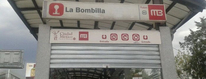 Metrobús La Bombilla (Línea1) is one of Locais curtidos por Omar.