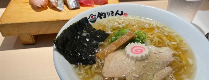 鮨らぁ〜麺 釣りきん 本店 is one of Ramen To-Do リスト New 2.
