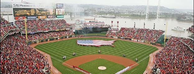 Great American Ball Park is one of Cincinnati.