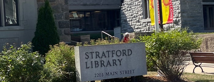 Stratford Library is one of Work.