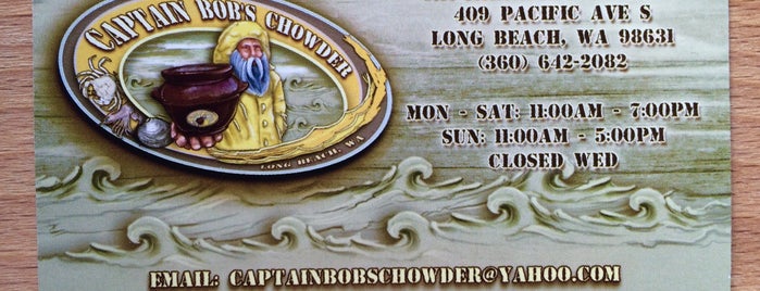Captain Bob's Chowder is one of Long Beach, Washington.