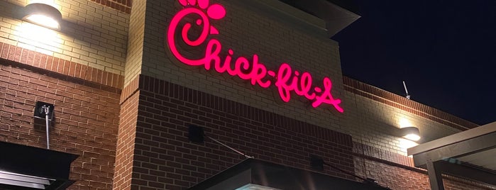 Chick-fil-A is one of TEXAS, HOUSTON.